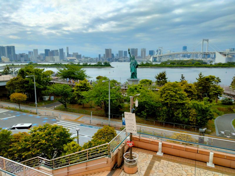 自由の女神像（お台場）の細部 — 東京都港区